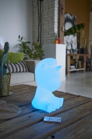 BIGBEN Luminus Lampka nocna LED z bezprzewodowym głośnikiem bluetooth – Jednorożec