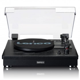 Lenco LS101BK Gramofon z głośnikami z funkcją Bluetooth