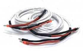 Acoustique Quality SLiPDB 16/4 (biały) Zestaw kabli głośnikowych HiFi, wykonany z przewodów marki Audioquest DŁUGOŚĆ 3 metry