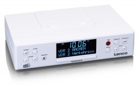 Lenco KCR190WH  Radio kuchenne FM/DAB z Bluetooth