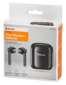Denver TWE39  bezprzewodowe słuchawki Bluetooth, czarne