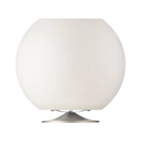 Kooduu  Lampa LED Sphere Brass z wbudowanym głośnikiem Bluetooth oraz chłodzirka na napoje,  Szczotkowane srebro  3w1