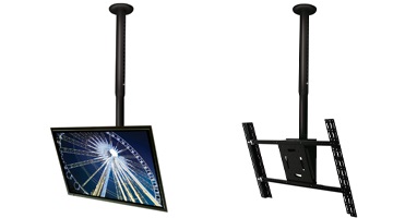 Uchwyt B-Tech BT8427 Sufitowy i obrotowy uchwyt do tv. Do standardów mocowania VESA 50mm x 50mm, 75mm x 75mm, 100mm x 100mm, 100mm x 200mm, 200mm x 200mm, 300mm x 200mm, 300mm x 300mm, 300mm x 400mm, 400mm x 400mm, 400mm x 600mm.Długość ramienia regulowana: 745mm do 1000mm. Łatwy montaż.