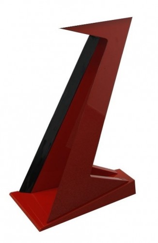 AQ PASSION ORCA - Podstawki pod kolumny głośnikowe. Loudspeaker Floor Stands 69,5cm Czerwono / Czarne
