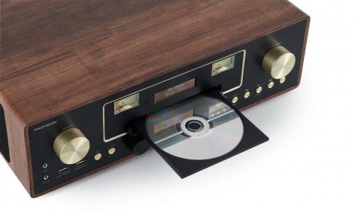 Mikro wieża retro Thomson MIC 256IBT CD MP3 USB BLUETOOTH  *ładowarka bezprzewodowa  (4)