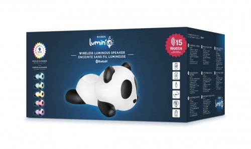 BIGBEN Luminus Lampka nocna LED z bezprzewodowym głośnikiem bluetooth – Panda