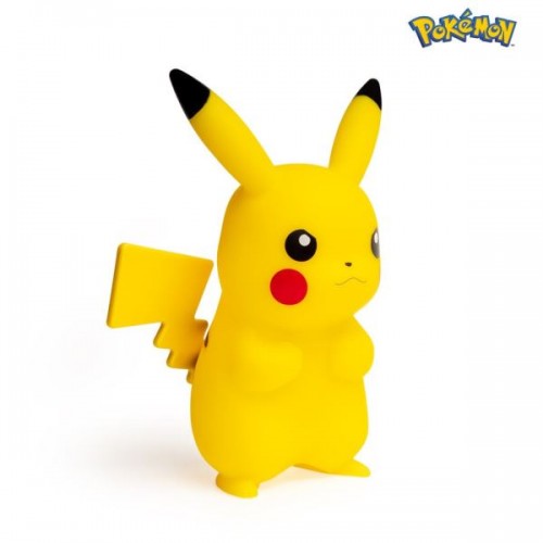 Pokémon - PIKACHU LED  Wyjątkowa lampa LED 3D w kształcie Pikachu o wysokości 25 cm - oficjalny licencjonowany produkt firmy The Pokémon Company.