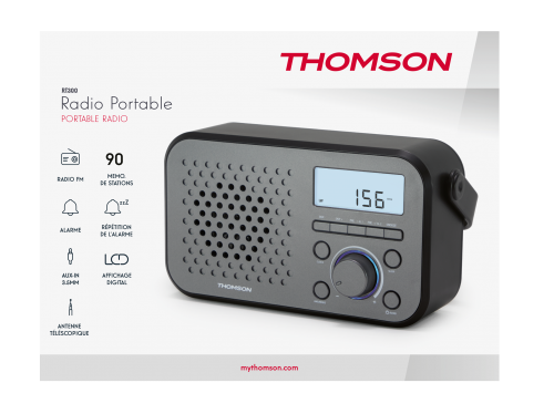 Thomson RT300 Analogowe radio AM, AM LW, FM (UKF) (5)