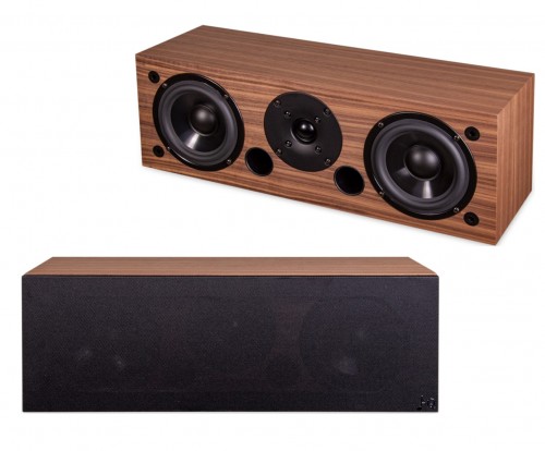 Acoustique Quality WEGA 51 - Dwudrożny głośnik centralny kina domowego o mocy 120W / ORZECH  (1)