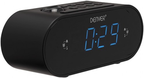 Radiobudzik z projektorem Denver CRP-717 czarny