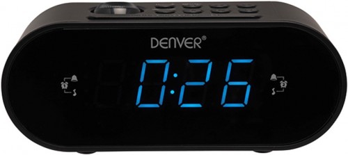Radiobudzik z projektorem Denver CRP-717 czarny