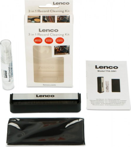 Zestaw do czyszczenia płyt winylowych Lenco TTA-3IN1