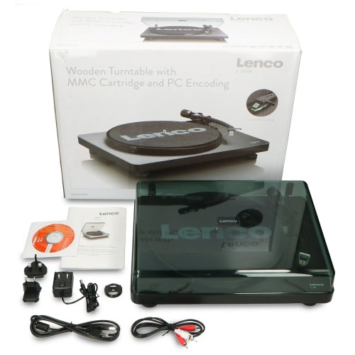 Gramofon Lenco L 30 - czarny