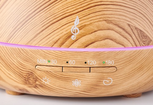 AROMASOUND LILYWOOD Dyfuzor / Aromatyczny nawilżacz  z bezprzewodowym głośnikiem Bluetooth  oraz z efektem świetlnym