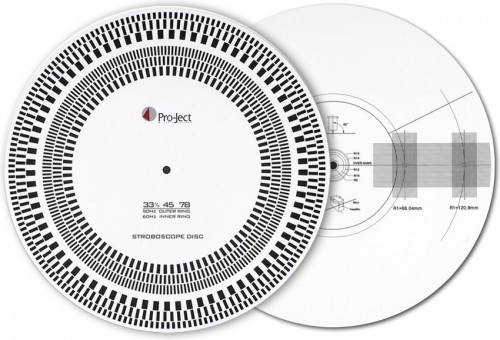 Szablon Pro-Ject Strobe it + dysk stroboskopowy