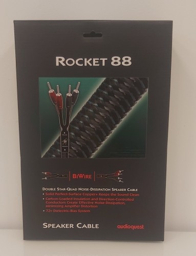 Audioquest Rocket 88 SBW - 2,5 m / Single Bi-Wire / Wtyki bananowe