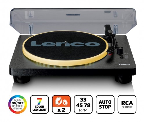 Gramofon Lenco LS-50LEDBK (czarny)