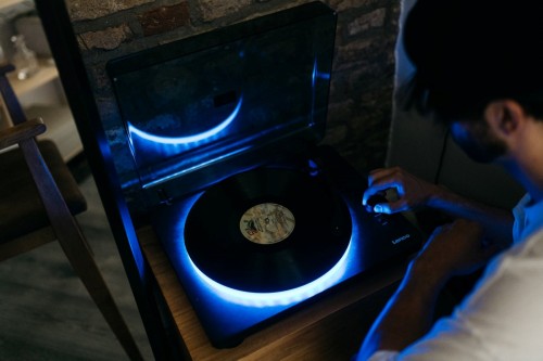 Gramofon Lenco LS-50LEDBK (czarny)