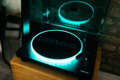 Gramofon Lenco LS-50LEDBK (czarny)