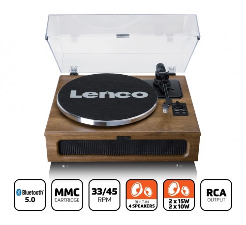 Lenco LS-410WA - gramofon z głośnikami i Bluetooth