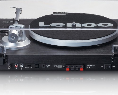 Lenco LS-500BK - gramofon HiFi z zestawem głośników