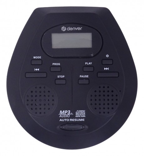 Denver DMP-395B przenośny odtwarzacz CD/MP3 z funkcją antishock i podbiciem basów