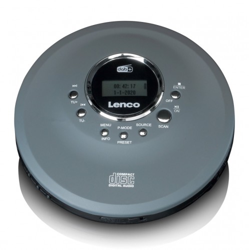 Lenco CD-400GY - discman CD/MP3 i radio DAB+/FM