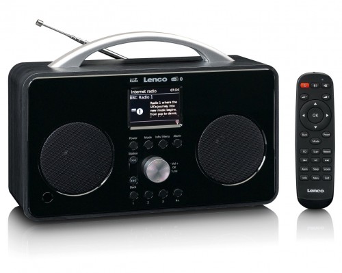 Lenco PIR-645BK - przenośne radio internetowe z DAB+/FM, Bluetooth