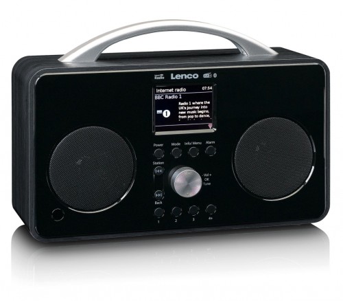 Lenco PIR-645BK - przenośne radio internetowe z DAB+/FM, Bluetooth