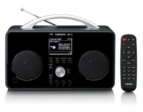 Lenco PIR-645BK - przenośne radio internetowe z DAB+/FM, Bluetooth