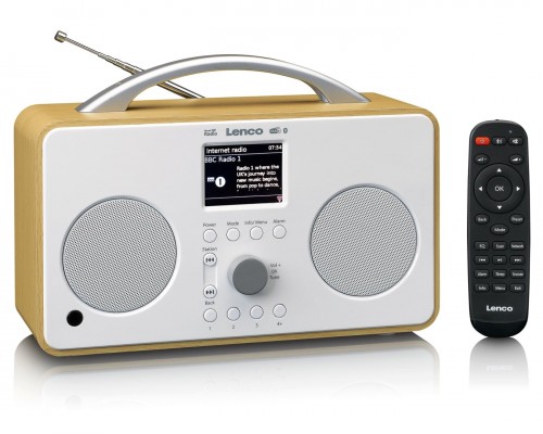 Lenco PIR-645WH - przenośne radio internetowe z DAB+/FM, Bluetooth