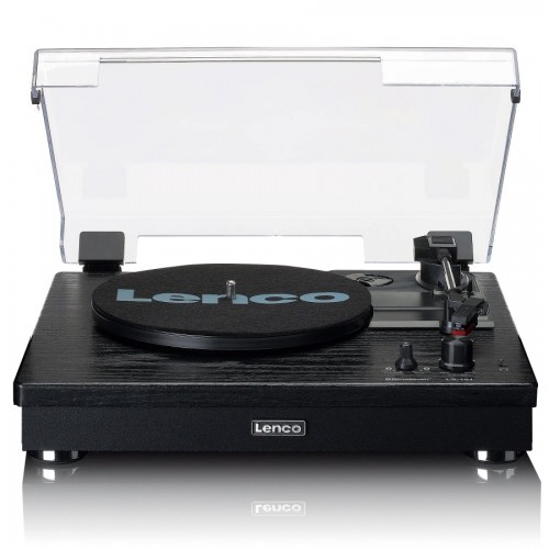 Lenco LS-101BK Gramofon z głośnikami z funkcją Bluetooth