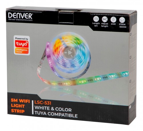 Denver LSC-531 taśma LED RGBW 5m IP20 WLAN