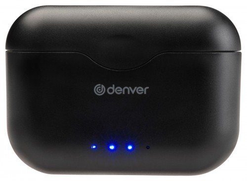 Denver TWE-37 Bezprzewodowe słuchawki Bluetooth z etui ładującym i funkcją zestawu głośnomówiącego