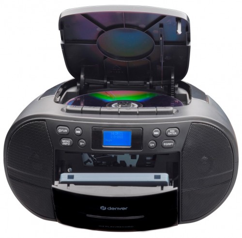 Denver TDC-280B Boombox z radiem FM/DAB+, CD, USB i odtwarzaczem kasetowym