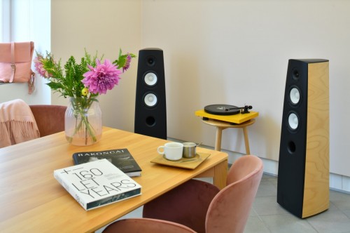Acoustique Quality CANTO 5  - Audiofilska kolumna podłogowa, dwudrożna konstrukcja o mocy 230W / SB ACOUSTICS (2)