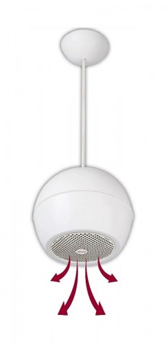 ARTSOUND OSP-16 - głośnik wiszący 100 V, biały