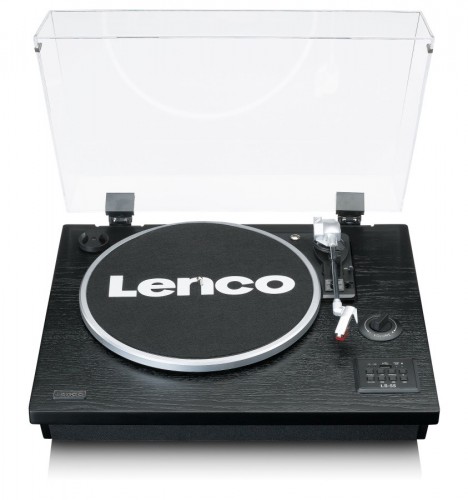 Lenco LS-55BK - gramofon z Bluetooth, USB i wbudowanymi głośnikami
