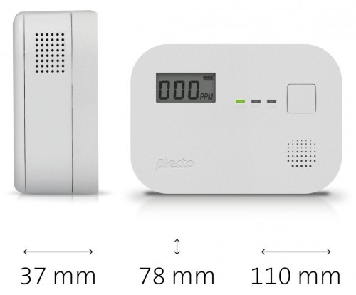 Detektor tlenku węgla (CO) z wyświetlaczem Alecto COA3910