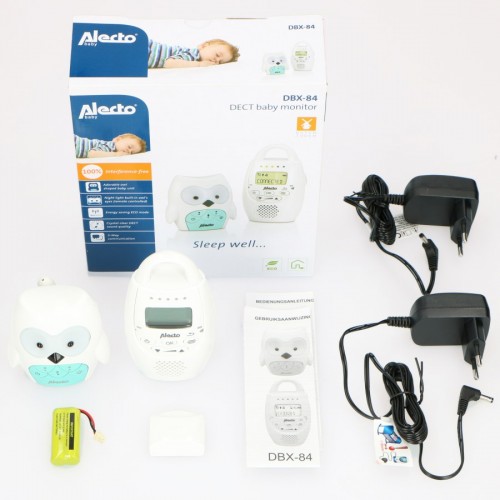 Elektroniczna niania Alecto Baby DBX-84 Full Eco DECT, sowa