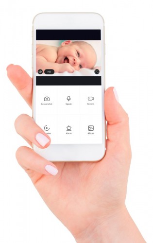 Niania elektroniczna wideo Wi-Fi  Alecto SMARTBABY5