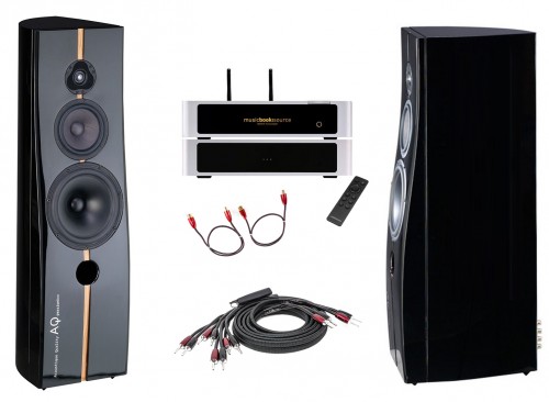 Audiofilski zestaw stereo Hi-End  Acoustique Quality PASSION LINDEMANN MUSICBOOK SOURCE II Audioquest Rocket 88 Red River - XLR-XLR