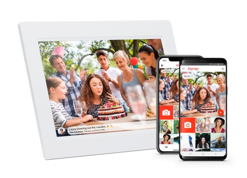 Cyfrowa Ramka na zdjęcia FRAMEO Wi-Fi Ekran dotykowy IPS 10\ 16GB Denver PFF-1015W