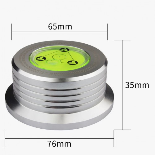 Stabilizator docisk płyty winylowej z poziomicą Record Puck Level it 60Hz