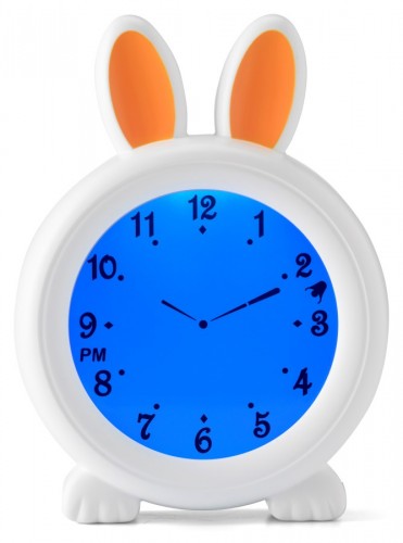 Lampka nocna z budzikiem, trener snu Alecto BC100BUNNY 