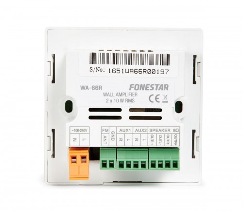 Fonestar WA-66R - mini wzmacniacz ścienny z BT/USB/MicroSD/FM, 2 x 10 W (2)