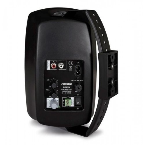 Fonestar ELIPSE-5A -  Zewnętrzne aktywne głośniki ze wzmacniaczem  2 x 25 W, czarne  (2)