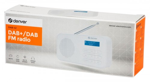 Radio Denver DAB-42 biały