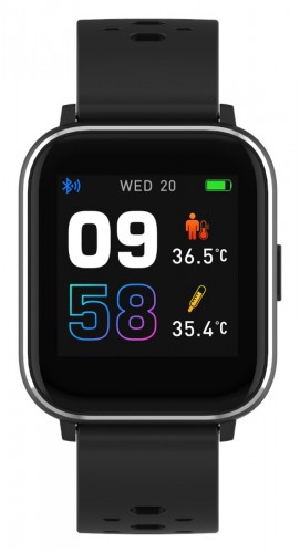 Denver SW-165 Smartwatch Bluetooth z czujnikami temperatury ciała, tlenu we krwi i tętna