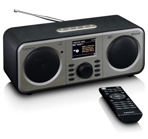 Lenco DIR-141 Internetowe radio stereo z tunerem FM i DAB+ oraz odbiornikiem i nadajnikiem Bluetooth